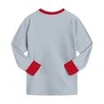 thumbnail image 6 of xaweyi Toddler Boys Long Sleeve Pajama Set 2T 3T 4T 5T 6T 7T 8T Crew Neck Construction Vehicle Print Top and Jogger Pants 2 Piece Sleepwear Outfit, 6 of 8