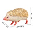 thumbnail image 3 of 2Pcs Simulation Hedgehog Decorative Ornaments DIY Statue Wild Jungle Animal Figures for Micro landscape, 3 of 3
