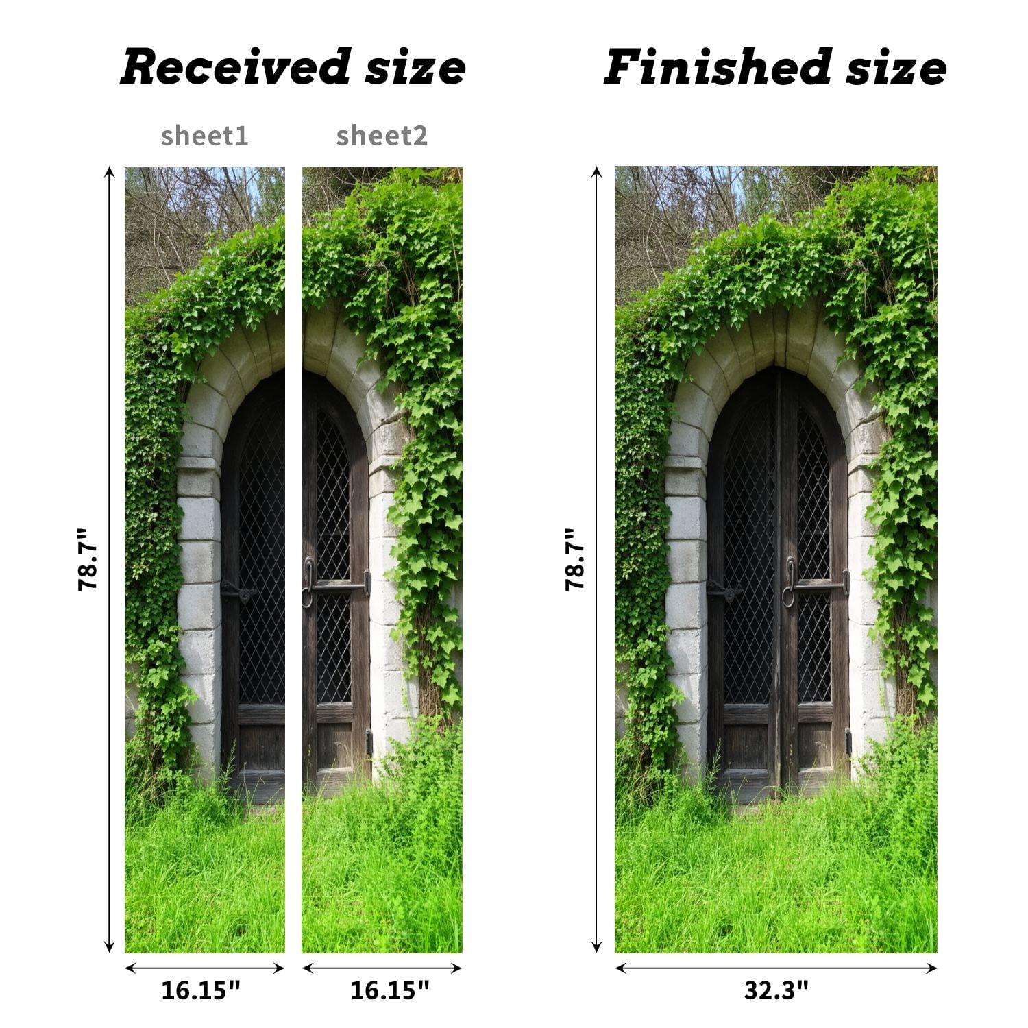 Self Adhesive Vinyl Refrigerator Wrap Set Door wine cellar Door Mural Removable Fridge Sticker Peel and Stick&nbsp;Full Door Cover Decal Kitchen Bar Decor