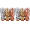 thumbnail image 1 of Escamas de Lámina Dorada para Moldes de Bandejas de Resina, 6 Botellas Escamas de Lámina Metálica, 1 of 6