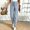 Blue, variant on Womens Striped Pants,Elastic Waist Straight Leg Cropped Trousers with Pockets,Cuffed Casual Loose Fit Summer Bottoms,Lightweight Breathable Cotton Linen Blend Travel Pants Black L