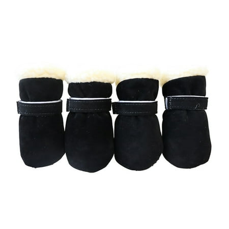 StarBay Sport Shoes 4Pcs Pet Shoes Solid Color Prevent Coldness Soft Sole Fashion Pet Dogs Sneakers Pet Product Dog Booties