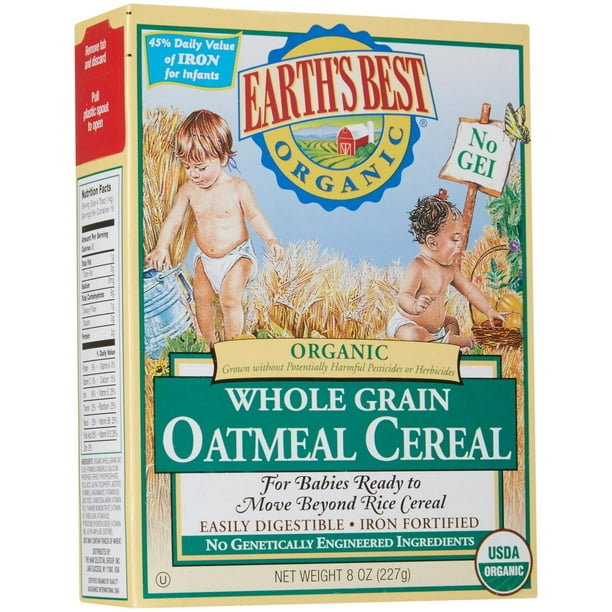 Earth's Best Baby Cereal Oatmeal Walmart.ca