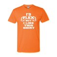 thumbnail image 1 of Adult I'd Flex But I Like This Shirt Funny Deluxe T-Shirt, 1 of 1