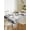 Black White, variant on Tulip Black White Table Cloth, Spring Floral Botanical Bloom Waterproof Tablecloth for Rectangle Tables, Reusable Washable Fabric Table Cover for Restaurant Kitchen Dining Tables 60"x84"