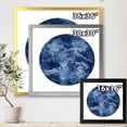 thumbnail image 4 of Designart 'Blue Space Galaxy Circle' Modern Framed Art Print, 4 of 4
