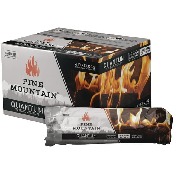 Pine Mountain Quantum Fire Log - Pack of 4