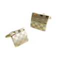 thumbnail image 1 of Gemelos Yinane de tela escocesa clásica 2 Piezas Joyería Vintage, 1 of 6