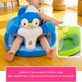 Sprifallbaby Plush Baby SitUp Chair, Toddler Sofa Seat with Animal Cartoons for Infant Learning