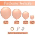 thumbnail image 7 of JOYYPOP Pastel Orange Balloons 110 Pcs Pastel Orange Balloon Garland Kit Different Sizes 5 10 12 18 Inch Light Orange Balloons for Baby Shower Birthday Party Decorations, 7 of 7