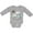 AC-Heather Grey, variant on Hello Kitty Cat Boys Long Sleeve Baby Bodysuit