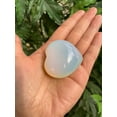 thumbnail image 4 of Opalite Gemstone Hearts, Polished Opalite Puffy Hearts, Opalite Palm Stone, Opalite Heart (10 Hearts）, 4 of 9