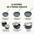 thumbnail image 2 of Batería de Cocina de Cerámica Antiadherente 11 Piezas, Gris GreenPan Paris Pro, 2 of 6