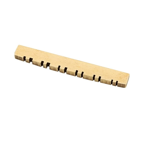 Slotted Nut Accessories Professional Pre Slotted Nut 43mm for String Instrument DIY 12 strings