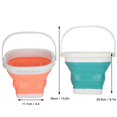 thumbnail image 2 of 2pcs Foldable Portable Paint Brush Washer Cleaner Multi Purpose Brush Washing Bucket, 2 of 3