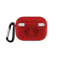 thumbnail image 3 of AMZER Dropproof Soft Silicone Protective Cover Skin with Carabiner For Apple AirPods Pro, Airpods 2 - Red, 3 of 3