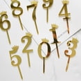 thumbnail image 3 of Mightlink Cake Numeral Topper Crown Style Dazzling Acrylic Number Cake Topper Anniversary Birthday Party Decoration for Home, 3 of 6