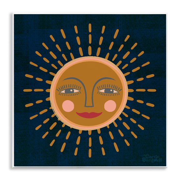 Stupell Industries Modern Wall Plaque Art, 12 x 12, by Carrie Cantwell