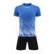thumbnail image 1 of Odeerbi Niños Niñas Rápido Seco Gradiente Fútbol Uniforme Conjunto Cuello En V Camiseta Shorts Entrenamiento Respirable Conjunto Atlético Para 5-13 Años, 1 of 4