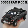 thumbnail image 3 of 1:32 RAM Pickup Truck Alloy Model with Sound, Light & Spring-Back Action - Kids' Toy for Adventurous Play, 3 of 9