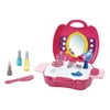 My Carry Along Beauty Salon (19 Piece), Over 19 pieces, including; mirror, comb, toy hair dryer, toy nail polish, toy lipstick clips and more! It.., By PlayGo From USA