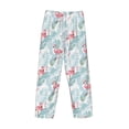 thumbnail image 3 of Lsque Tropical Flamingo Print Men's Pajama Pants, Lounge Pant - Comfortable Home Wear,Elastic Waistband, Stylish Design-X-Large, 3 of 9