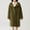 Green, variant on NAISIBABY Girls Woolen Coat, with Pockets Lapel Hooded Button Down Winter Fleece Long Length Peacoat Green 10T