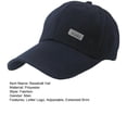 thumbnail image 4 of YAOBAMM Casual Hat Mens Extended Brim Hat Adjustable Bucket Baseball Cap with Letter Logo Sunscreen Visor Fashion Accessories, 4 of 7