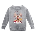 thumbnail image 4 of Chandails à Capuchon & Chandails en Molleton pour Filles Imprimé de Noël Col Rond Chandail à Capuchon pour Enfants Manteau Chaud pour Automne et Hiver Chandail à Manches Longues pour Garçons et Filles, 4 of 4