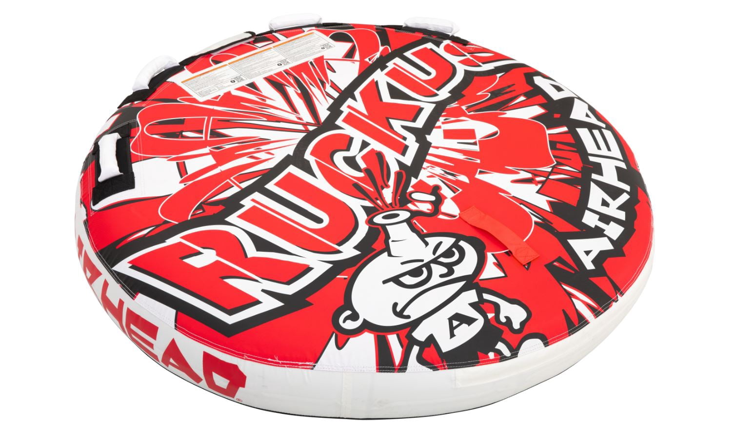 Airhead Ruckus 58" Towable Tube, 2 Riders, Red