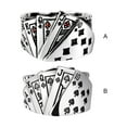 thumbnail image 3 of Sonducket Anillos de naipes, joyería exquisita para adultos, anillo de dedos abiertos ajustable de aleación para hombres y mujeres, decoración de moda, Ropa, zapatos y accesorios Miscelánea Tipo 1 Sonducket AP015021-01, 3 of 6