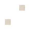 thumbnail image 4 of Yuarrent 10 hojas de pegatinas de diamantes de imitación, calcomanías acrílicas tridimensionales, Material para manualidades DIY, pegatina para uñas, Café Ligero 2piezas Yuarrent CBP482763, 4 of 6
