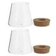 thumbnail image 4 of 2pcs Desktop Glass Planter Chic Hydroponics Vase Planter Glass Vase For Home, 4 of 5