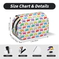 thumbnail image 5 of Goofa Colorful Bus Pattern Double Layer Pen Pencil Case, Protective Large Capacity Storage Organizer Pen Pouch, Office College Supplies for Teens Adults, 5 of 7