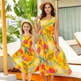 thumbnail image 5 of Delliss Mommy and Me Dresses Floral Printed Sleeveless Tank Maxi Dress for Mother and Daughter Summer Casual Sundress Beach Dress, 5 of 6