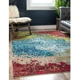 thumbnail image 3 of Unique Loom Estrella Collection Area Rug - Cyprus (10' 6" x 16' 5" Rectangle Blue/Gray), 3 of 10
