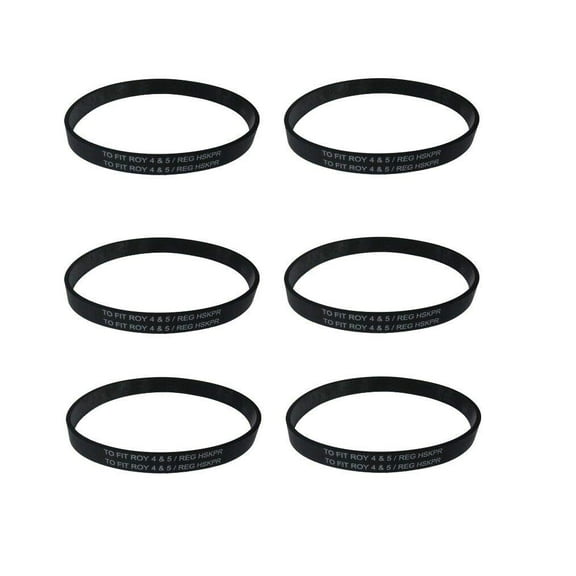 Replacement Belts for Dirt Devil & Royal Upright Vacuum Cleaner Style 4/5 Power Max Pet,Featherlite,Swivel Glide,Replace Parts 1LU0310X00,3720310001 (6 Pack)