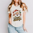 thumbnail image 7 of Merry Christmas Santa Wink - Women's Short Sleeve Graphic T-Shirt, 7 of 7