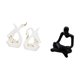 thumbnail image 5 of Estatua de cisne, figura de cisne de cerámica, escultura abstracta de resina, estatua humana, ideal para parejas, familias y amigos, decoración del ho, 5 of 8