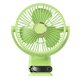 thumbnail image 1 of Ventilador portátil con clip y luz nocturna. Ventilador de escritorio. verde, 1 of 9