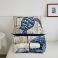 thumbnail image 5 of Erosebridal Vintage Sea Trutle Comforter Sets, Sea Wildlife Comforters & Duvets, Sealife Theme Home Decorative, Reversible 2-Piece, 5 of 8