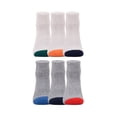 thumbnail image 4 of Chaps Half Cushion Ankle 6-Pack Men's, Sock Size 10-13, 4 of 5