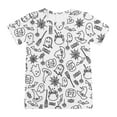 thumbnail image 2 of Ensemble de Pyjama Doux Imprimé pour Filles, Col Rond, Tenue de Jeu, Vêtements de Sommeil Confortables pour Tout-Petits, Tenue Décontractée, 2 of 6