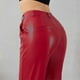 thumbnail image 3 of Faux Leather Pants For Women Solid Color High Waist Straight Leg Trousers Vintage 90s S-2xl, 3 of 3