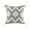 Gray White, variant on Phantoscope Printed Boho Woven Tufted with Tassel Series Decorative Throw Pillow, 18" x 18", White, 1 Pack