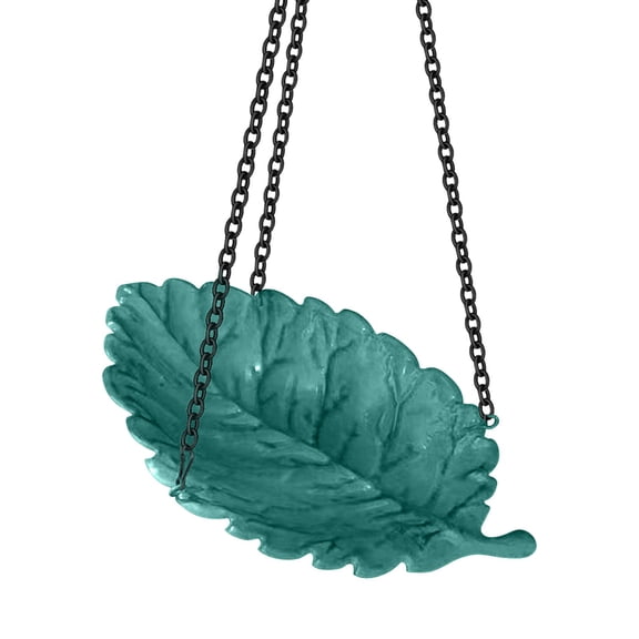 Rkxzt Feeder Hanging Birdbath Metal Feeder Outdoor Garden Hook Water Bath for Birds 12 Inch Capacity Tools/Office|Metal,Color