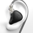 thumbnail image 3 of KZ ZEX PRO Auriculares con cable Tecnología híbrida Auriculares internos Auriculares de metal de 3,5 mm Cable largo portátil Caminar Jogging Smartphone Negro con micrófono Scienceny EL005582-02B, 3 of 7