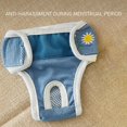 thumbnail image 1 of Pantalones Fisiológicos Para Perros Pañal para perros Pantalones fisiológicos Ropa interior sanitaria para perros femeninos (Azul S) Wdftyju Libre de BPA, 1 of 3