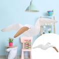 thumbnail image 3 of Muñeco de cisne ANGGREK color blanco de peluche para colgar, 3 of 8