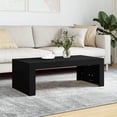 thumbnail image 1 of Generic Coffee Table Black 102x50x36 cm Engineered Wood, 1 of 7
